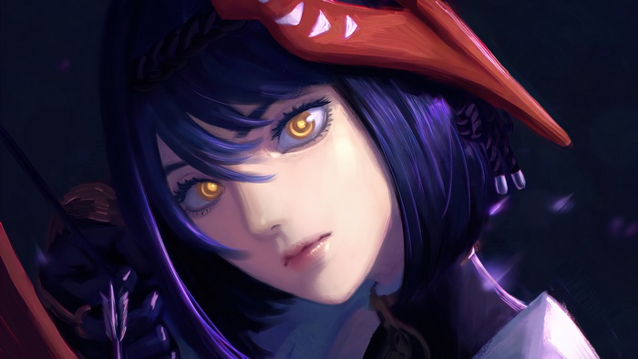 Kujou Sara from Genshin Impact
