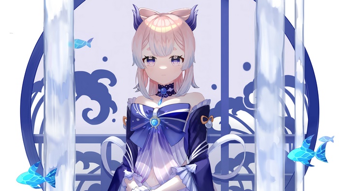 Kokomi from Genshin Impact in Art