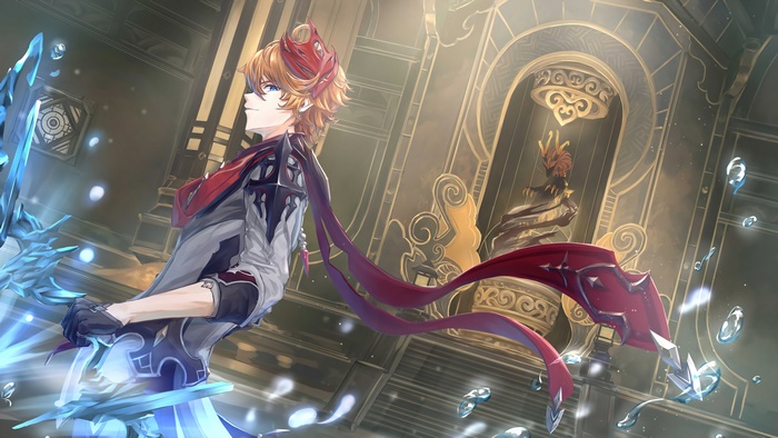 Tartaglia from Genshin Impact in Art
