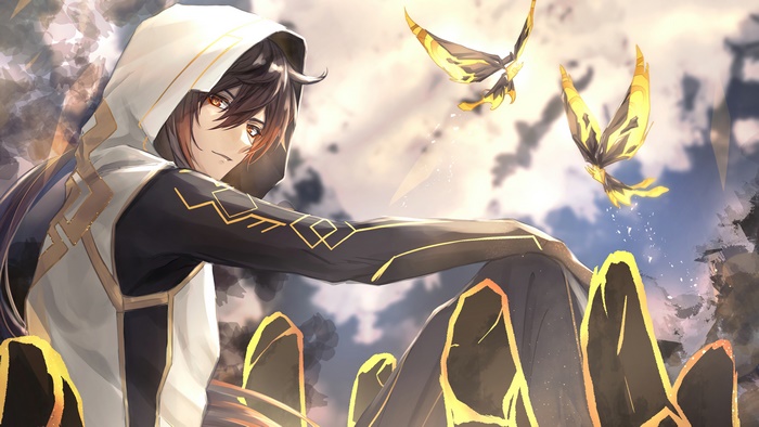Zhongli from Genshin Impact in Art