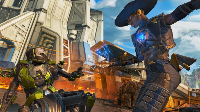 Seer and Caustic from Apex Legends in 4K