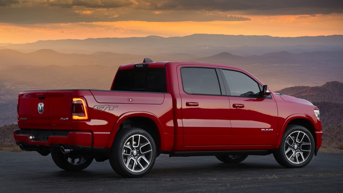 Red 2022 Ram 1500 Laramie G/T Pickup Truck