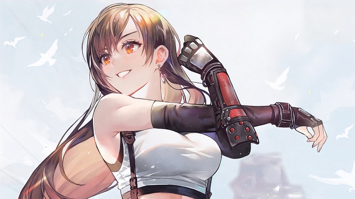 Tifa Lockhart from Final Fantasy VII Remake 4K