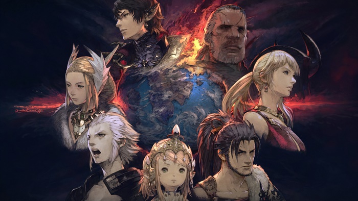 Final Fantasy XIV Characters and the Planet