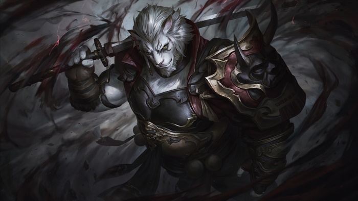 Hrothgar Samurai from Final Fantasy XIV 4K