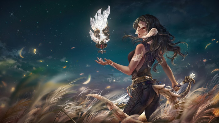 Au Ra from Final Fantasy XIV in 4K