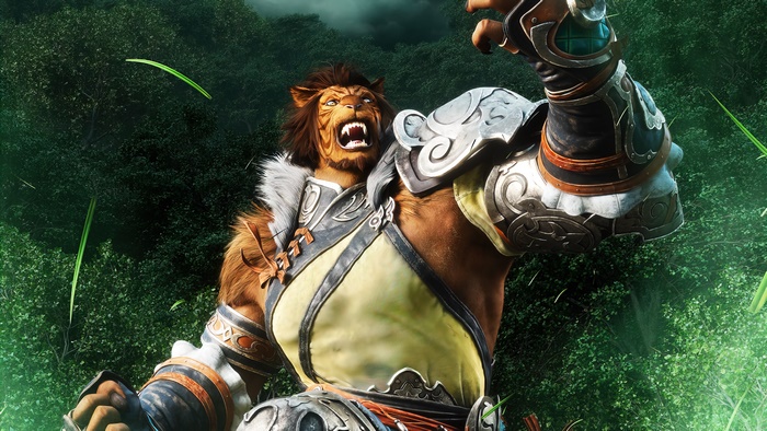 Hrothgar Monk from Final Fantasy XIV in 4K