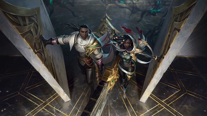 Lucian and Senna from League of Legends 4K