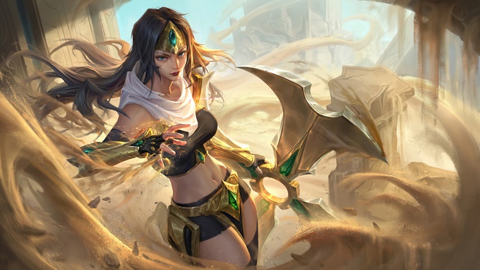 Sivir from League of Legends in 4K