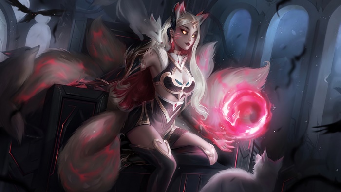 Ahri from League of Legends Coven 4K
