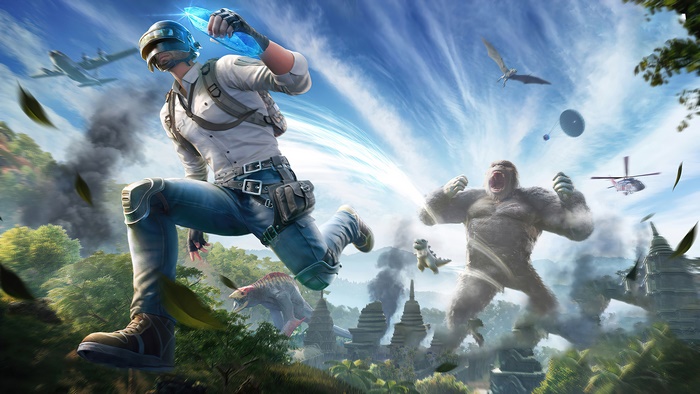 PUBG Mobile action with King Kong 4K