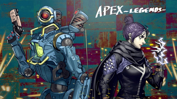 Pathfinder and Wraith from Apex Legends 4K