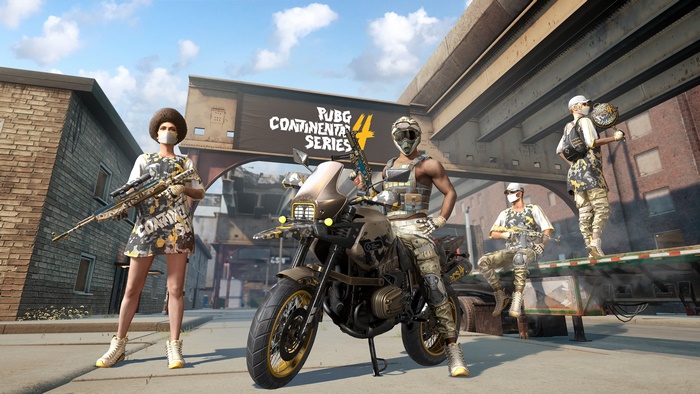 PUBG Continental Series 4 Squad with Motorcycle