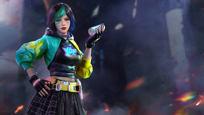 Steffie from Garena Free Fire 4K