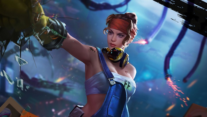 Shani from Garena Free Fire 4K