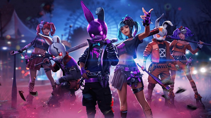 Garena Free Fire Characters in 4K Art