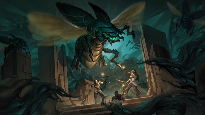 Thrumming Swarm from Legends of Runeterra 4K