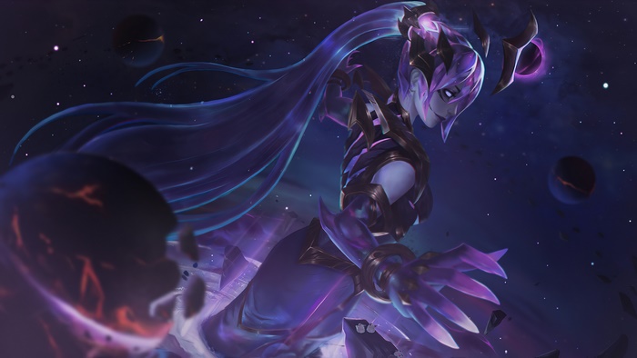 Syndra from League of Legends Dark Star 4K