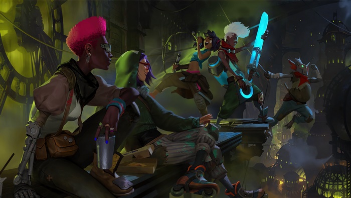Ekko and friends from League of Legends