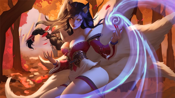 Ahri from League of Legends 4K