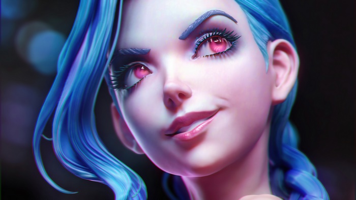 Jinx from League of Legends 4K