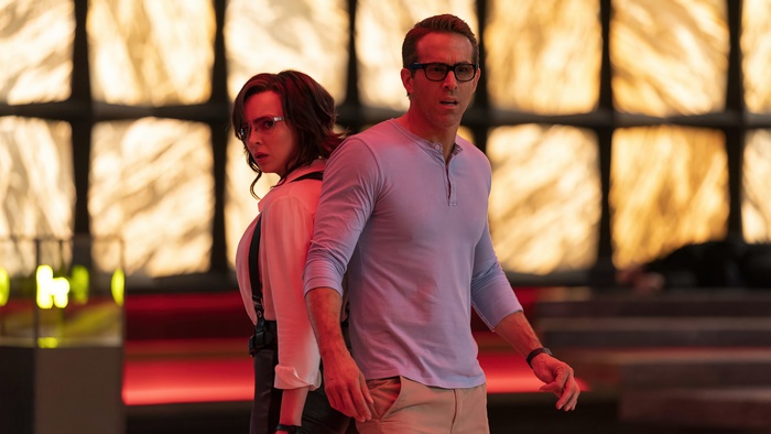Ryan Reynolds and Jodie Corner from Free Guy 4K