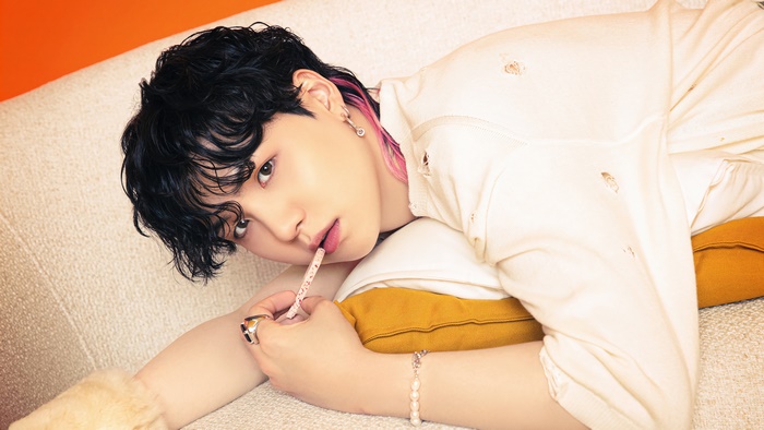 Suga from BTS in Casual Pose