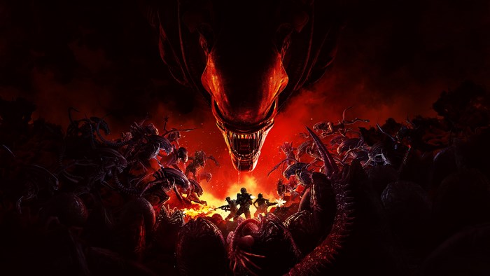 Aliens: Fireteam Elite 4K - Xenomorph swarm attack