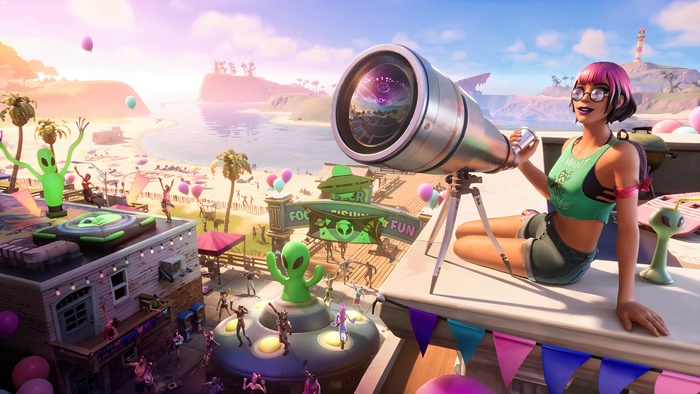 Fortnite Believer Beach Loading Screen 4K