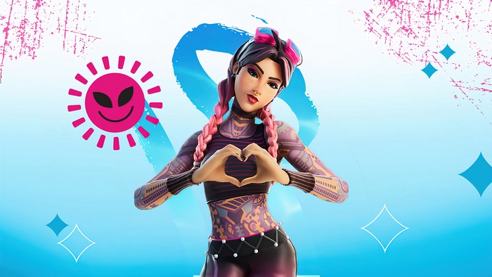 Fortnite Beach Jules Cosmic Summer Artwork
