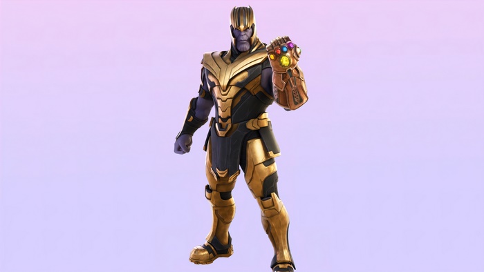 Thanos from Marvel in Fortnite 4K