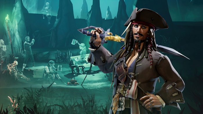 Jack Sparrow from Sea of Thieves in 4K