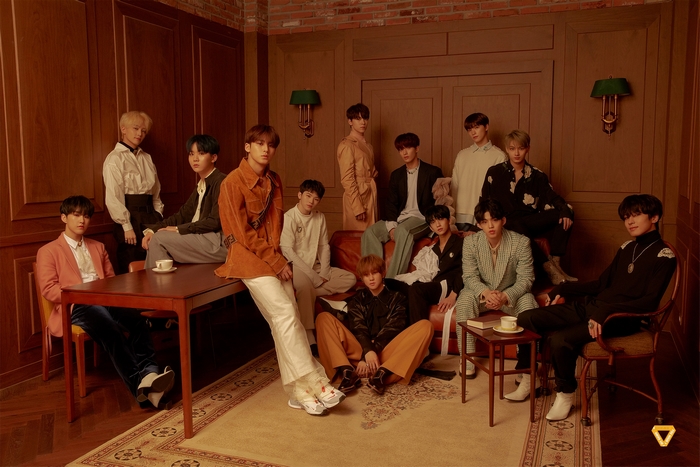 Seventeen HD group photo in stylish outfits