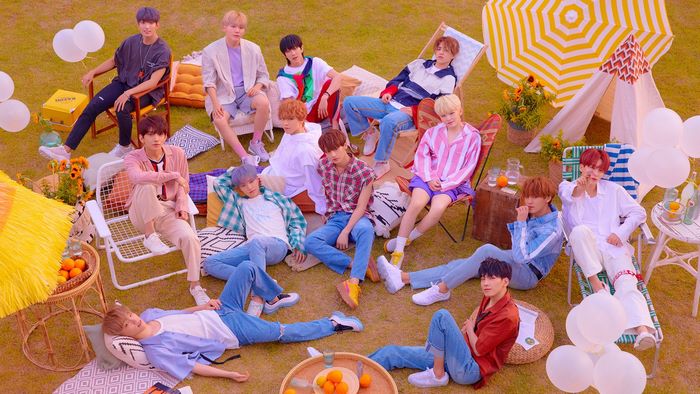 Seventeen HD outdoor photoshoot with bright colors