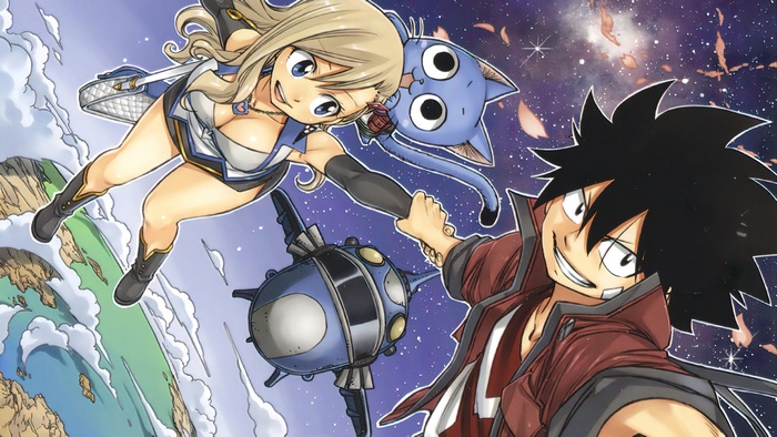Shiki, Rebecca, and Happy from Edens Zero in 4K