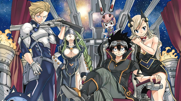 Edens Zero characters in space