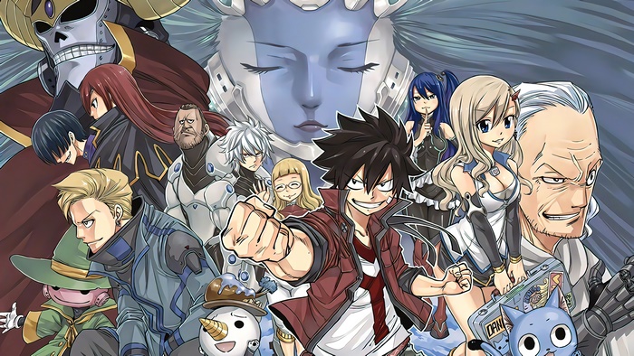 Shiki and characters from Edens Zero