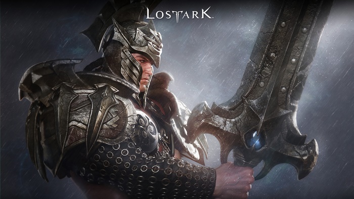 Warrior from Lost Ark holding a large sword