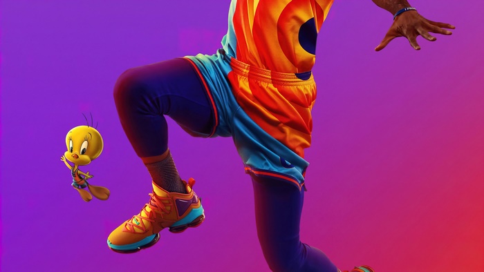 Tweety Bird and Basketball Player from Space Jam 2