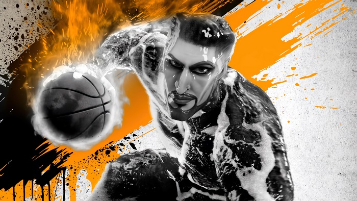 Wet-Fire Goon Squad character from Space Jam 2: A New Legacy 4K