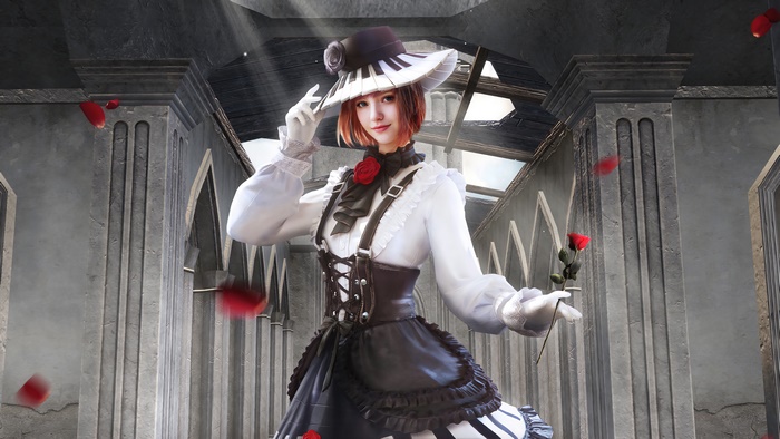 Rosy Melody Set skin outfit from PUBG Mobile 4K