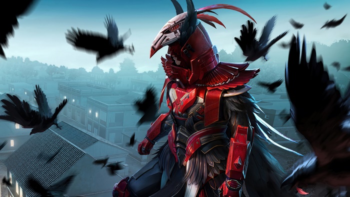 PUBG Mobile Blood Raven X Suit Character