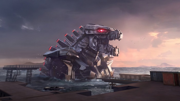 Mechagodzilla from PUBG Mobile 4K
