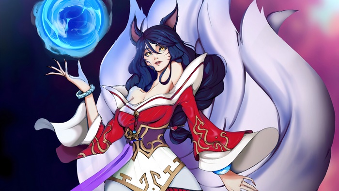 Ahri from League of Legends 4K