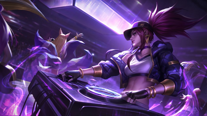 akali, kda, dj, lol, league of legends, game, 4k, pc, HD Wallpaper