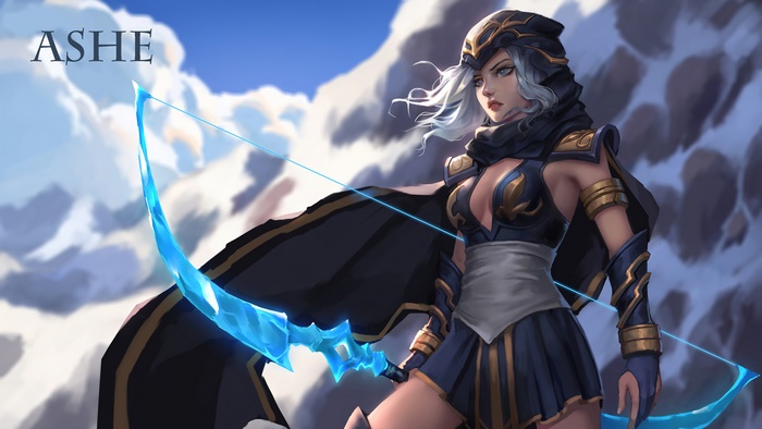 Ashe from League of Legends 4K