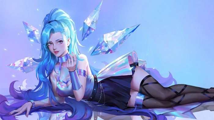 Seraphine KDA All Out League of Legends Art