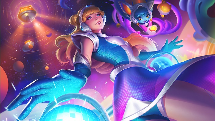 Lux from League of Legends Space Groove