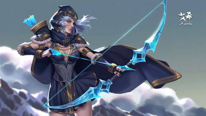 Ashe from League of Legends in Art