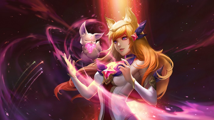 Ahri from League of Legends Star Guardian art